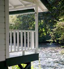 Porch over the river